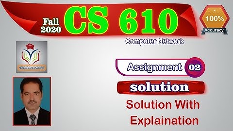 CS610 Assignment 2 Solution fall 2020 || CS610 Assignment 2 solution 2020 by Tech Solo Soft.