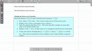 Inverse Functions
