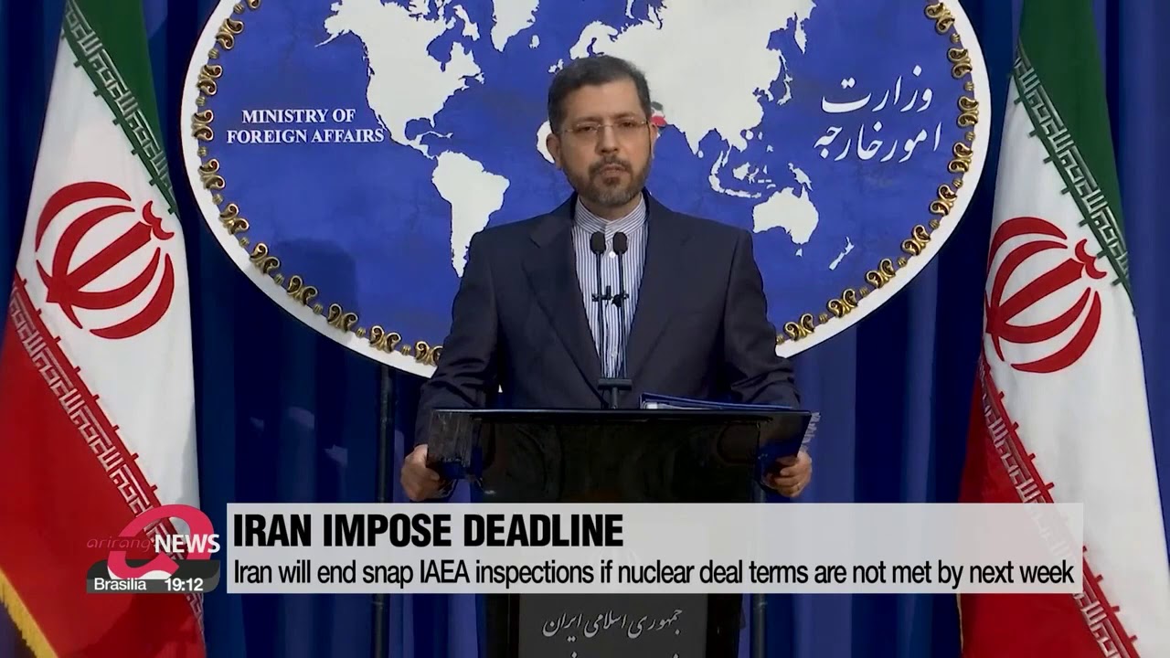 Iran to end snap IAEA inspections if nuclear deal terms not met.(Feb