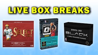 BLEZ SPORTS CARDS LIVE BOX BREAKS | #sportscards #boxbreak #liveboxbreaks