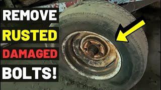 How To Remove RUSTED, ROUNDED, STRIPPED BOLTS And NUTS!! (Bolt Extractor And Breaker Bar...2 TESTS!)