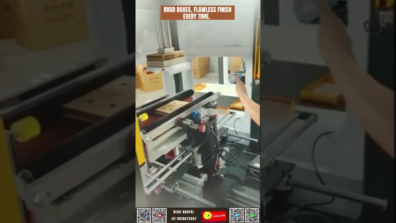 Automatic Rigid Box Machines | Premium Packaging Solutions by Nagpal Industries (Natraj Machinery)
