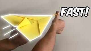 How To Make A Paper Airplane With Rubber Band Launcher | EASY Tutorial