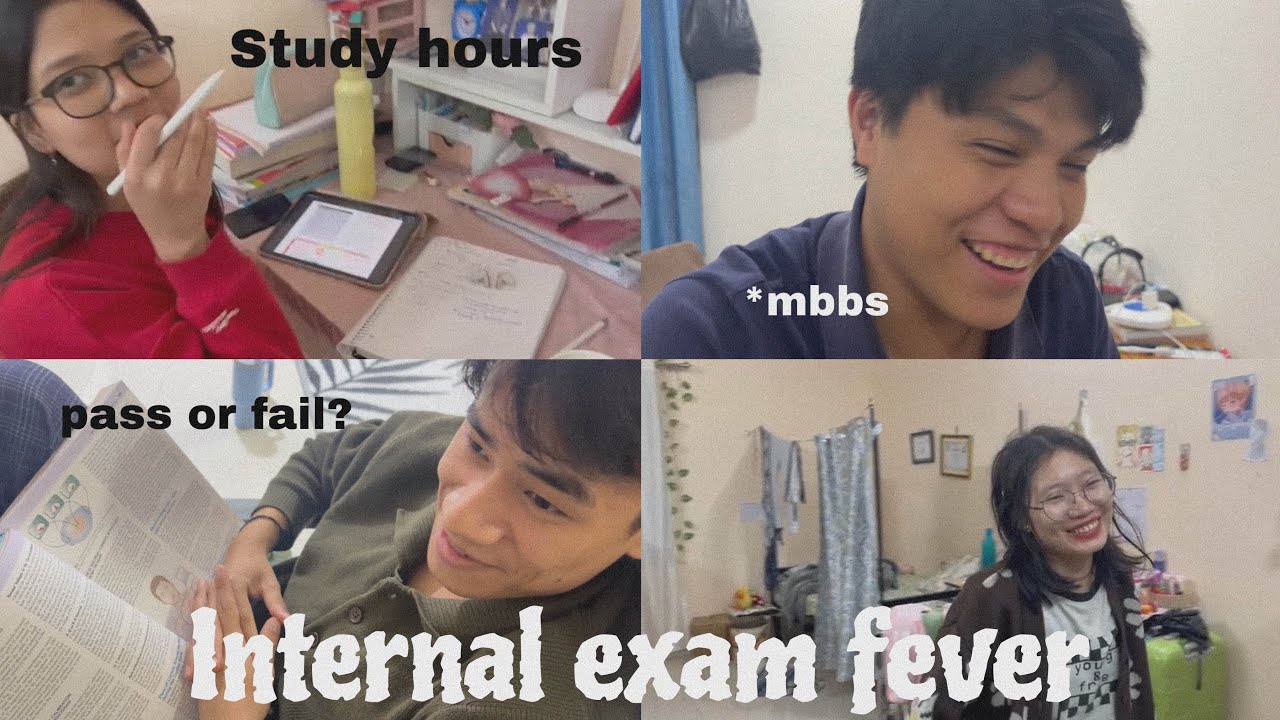 First Internal Exam fever in hostel🫡|first year MBBS| ft.  