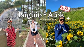 Baguio + Atok 3D2N Part 2 | Manila BGC | Travel Vlog