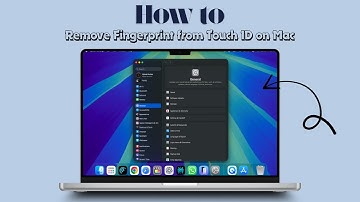 How to Remove Fingerprint from Touch ID on Mac