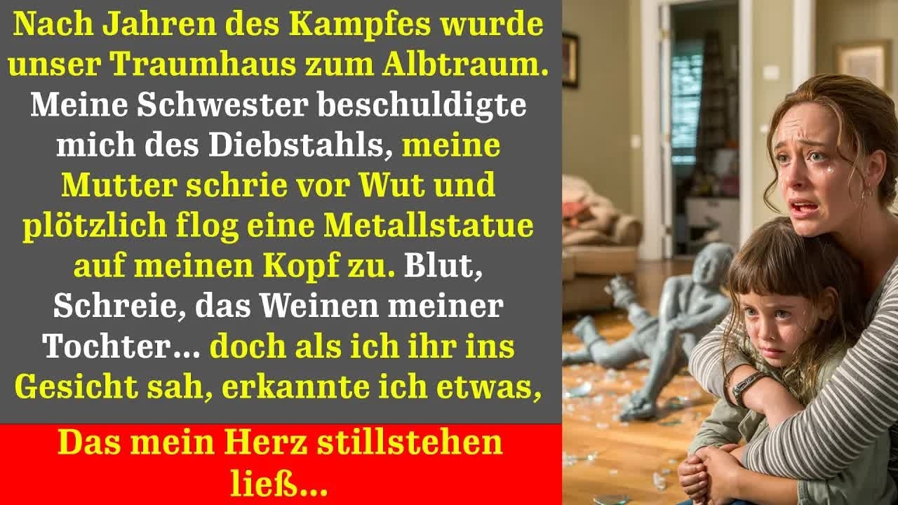 Als die Statue auf mich zuflog, sah ich in das Gesicht meiner Tochter und erstarrte…