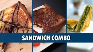 Sandwich Combo || Paneer Sandwich, Vegetable Pesto Sandwich || Wirally Food