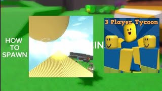 How to spawn a HUGE PYRAMID in The First Three Player Tycoon in Roblox
