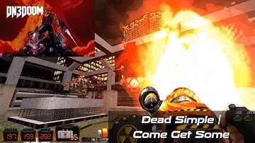 [DN3Doom] HontE Remastered - Map7 | Dead Simple | Come Get Some (GZDoom)