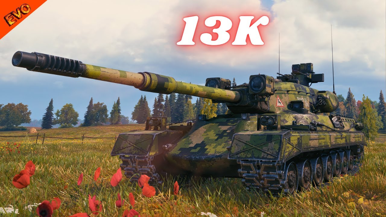 Black Rock  13K Damage 7 Kills Ace Tanker World of Tanks Gameplay 