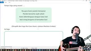 Download lagu ibu guru kami ciptaan mochtar embut  halaman 56 buku tematik kelas 4 tema 6