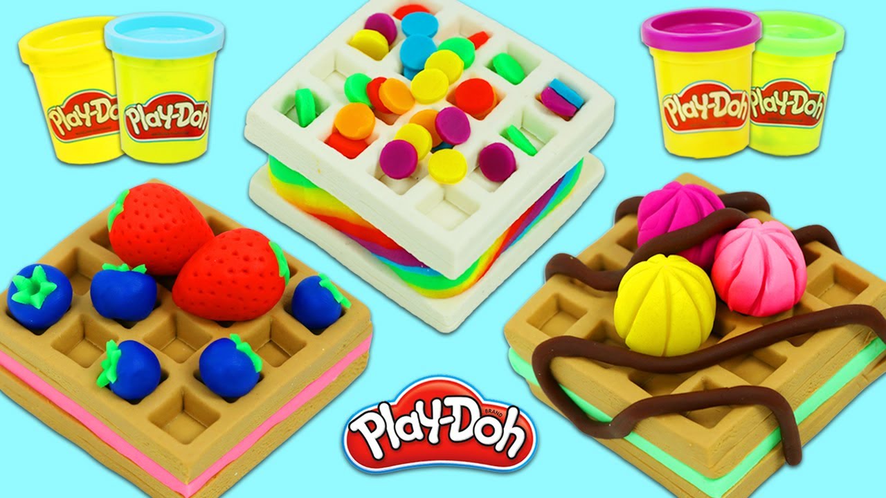 play doh waffles