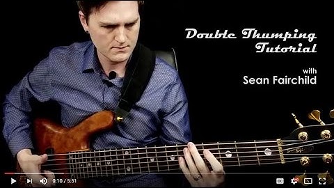 Double Thumbing / Thumping Slap Technique Tutorial for Bass
