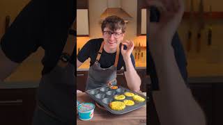 Cottage Cheese Egg Bites Sliders Recipe - High Protein Breakfast Sandwich