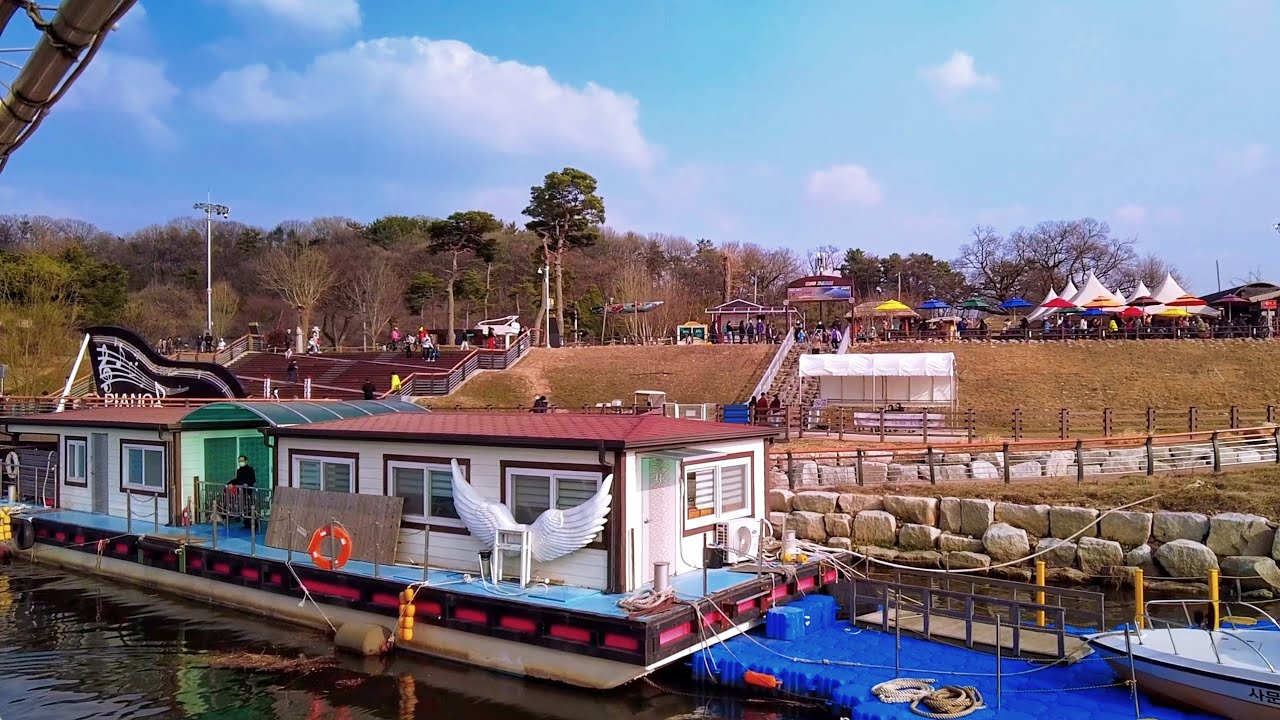 [4k]한국 대구 사문진 걷기 풍경 Korea Daegu Samunjin walking scenery