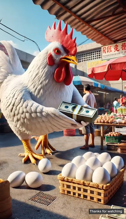 Brave Hen vs Giant Pigeon | Heart Touching True Story 🐔🕊️ | AI Emotional Shorts#youtubesearch