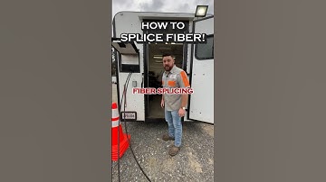 HOW TO SPLICE FIBER! #fiber #jobs