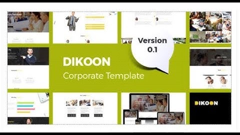 Dikoon – Corporate and Business HTML5 Responsive Template | Themeforest Templates