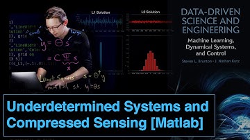 Underdetermined systems and compressed sensing [Matlab]