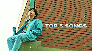 Top 5 solo songs of each bts members (my subscribers' choices)