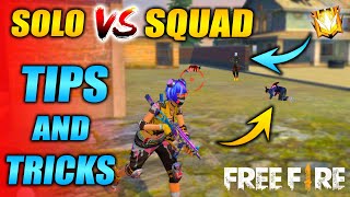 How To Handle Solo VS Squad Situation || Total Explain || FireEyes Gaming || Garena Free Fire