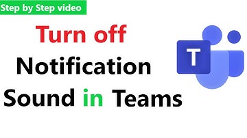 How To Turn Off Notification Sound in Microsoft Teams | Microsoft Teams Notification Sound