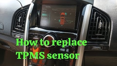How to replace tpms sensors in Mahindra XUV500 all car TPMS sensor replace process