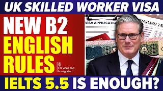 UK Skilled Worker Visa Update: New English Rules (B2) Explained | UK Work Permit Update 2026 Profile