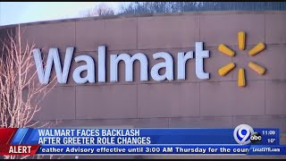 Walmart faces backlash after greeter role changes