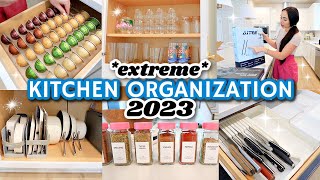 2023 EXTREME KITCHEN ORGANIZATION! Easy Organizing Ideas!