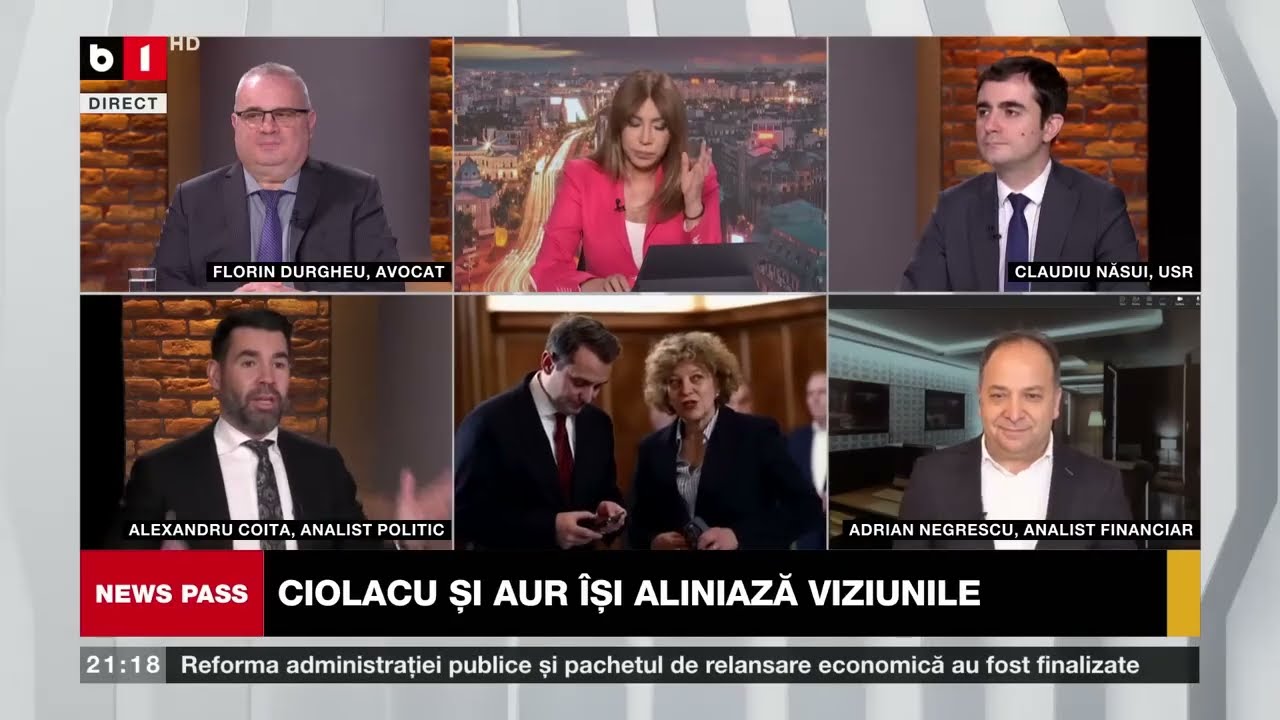 AUR & Ciolacu vor alegeri anticipate | Claudiu Năsui la News Pass (16.02.2026)