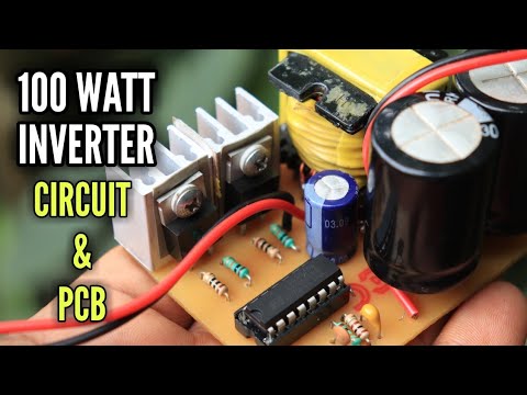 100w inverter circuit diagram | 12 v to 220v inverter - YouTube