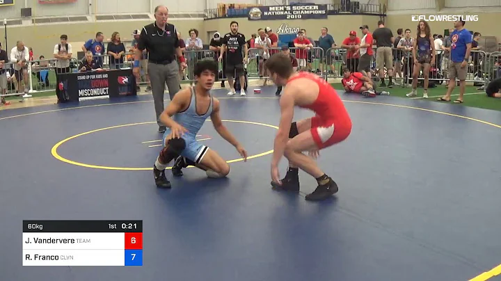 60 Kg Round Of 16 Joel Vandervere Team Henslee Vs Ryan Franco Clovis North