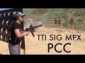 Jessica hook shooting pcc 9mm tti sig mpx at pinetucky uspsa 2018