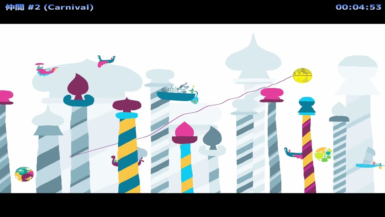 【Hohokum】トロフィー"ホホクイック" クリアタイム 46m43s ( "Hohokquick" Trophy)