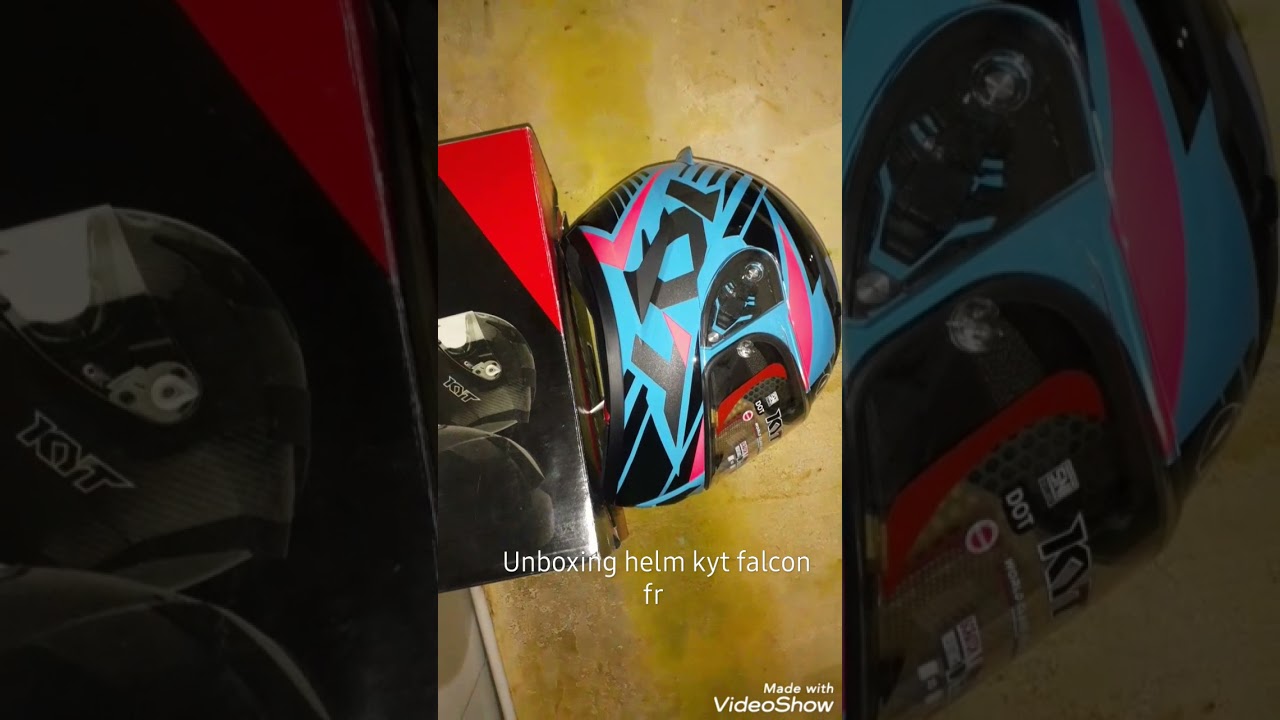 unboxing helm 750rb kyt falcon fr