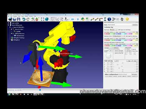 Bắt tay vào thử nghiệm RoboDK (first test) by Pham Duy Anh
