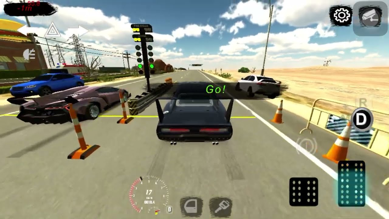 1600M. Race Car Parking Multiplayer…….