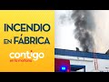 RIESGO POR QUÍMICOS: El incendio en fábrica de Barrio Franklin - Contigo en la Mañana