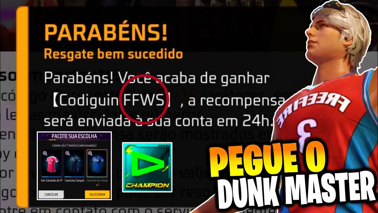 CORRE!! NOVO CODIGUIN INFINITO QUE TODOS PODEM RESGATAR DO FFWS 2023 -  NOVIDADES FREE FIRE 