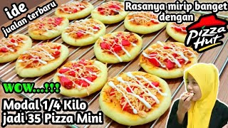 IDE JUALAN || Modal 1/4 Kilo jadi 35 Pizza Mini