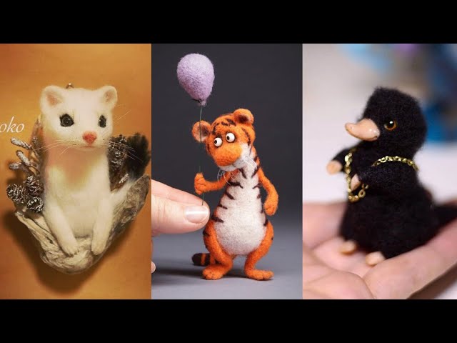 20 Needle Felted Animals, Cute Needle Felted Animals