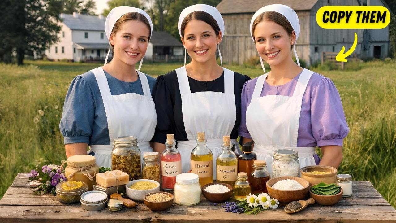 No Makeup, No Skincare, No Filters… Why Amish Women Age So Well