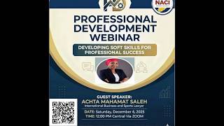 NACI Professional Development Series - Elevate Your Career Soft Skills for Professional Success