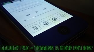 iOS 7.0.4 Cydia Tweaks - CCQuick Pro - Control Center Toggles, Gestures &amp; more!