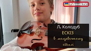 Л. Колодуб. Ескіз в молдавському стилі | Sketch in Moldavian style by L. Kolodub, violin Pylypyak TV