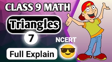 CBSE Class 9 Math Full Chapter 7 👉Triangles 👉Animated Video By Knowledge Spark Academy
