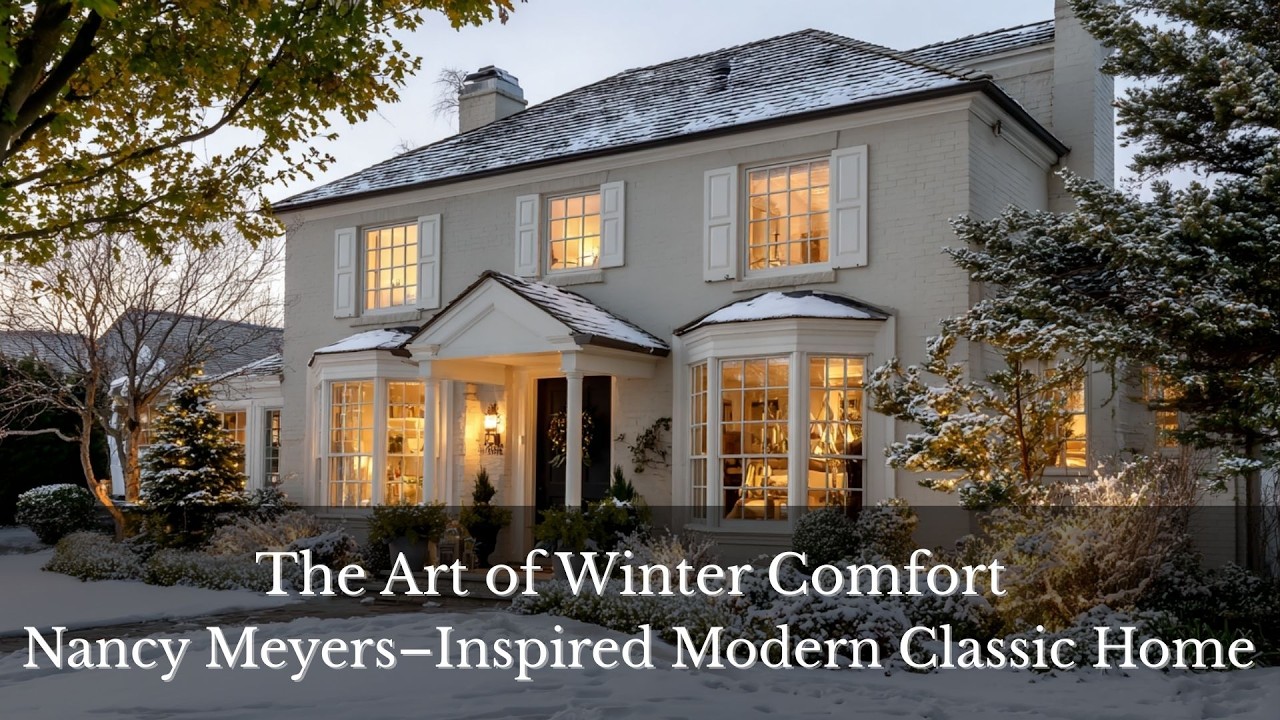 ❄️Искусство зимнего уюта❄️ | Современный классический дом в стиле Нэнси Майерс