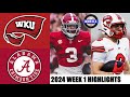 5 Alabama Vs Western Kentucky Full Game Highlights 2024 College Football Highlights 5 Alabama Vs Western Kentucky Full Game Highlights 2024 College Football Highlights